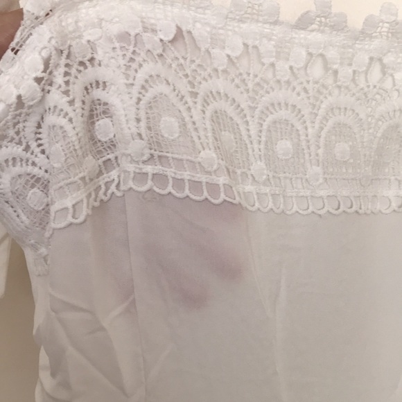 Beautiful white summer long dress - Picture 5 of 12